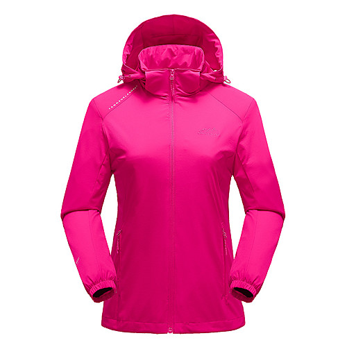 Women's Hiking Jacket Hiking Windbreaker Outdoor Solid Color Waterproof Lightweight Windproof Breathable Jacket Top Elastane Full Length Visible Zipper Fishing Climbing Running Purple Red Light
Women's Hiking Jacket Hiking Windbreaker Outdoor Solid Color Waterproof Lightweight Windproof Breathable Jacket Top Elastane Full Length Visible Zipper Fishing Climbing Running Purple Red Light