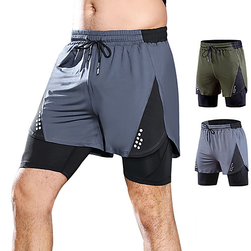Men's Running Shorts Athletic Shorts Bottoms 2 in 1 Drawstring Zipper Pocket Spandex Fitness Gym Workout Running Active Training Exercise Breathable Quick Dry Moisture Wicking Normal Sport Army Green
Men's Running Shorts Athletic Shorts Bottoms 2 in 1 Drawstring Zipper Pocket Spandex Fitness Gym Workout Running Active Training Exercise Breathable Quick Dry Moisture Wicking Normal Sport Army Green