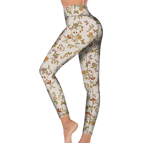 21Grams Women's High Waist Yoga Pants Cropped Leggings Tummy Control Butt Lift Breathable Beige Fitness Gym Workout Running Winter Sports Activewear High Elasticity
21Grams Women's High Waist Yoga Pants Cropped Leggings Tummy Control Butt Lift Breathable Beige Fitness Gym Workout Running Winter Sports Activewear High Elasticity