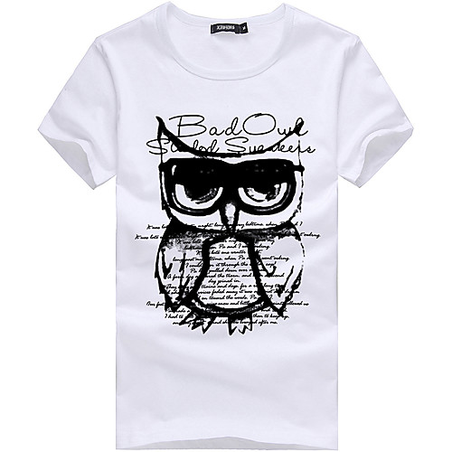 Men's Unisex T shirt Hot Stamping Animal Plus Size Print Short Sleeve Daily Tops 100% Cotton Basic Casual White Gray
Men's Unisex T shirt Hot Stamping Animal Plus Size Print Short Sleeve Daily Tops 100% Cotton Basic Casual White Gray