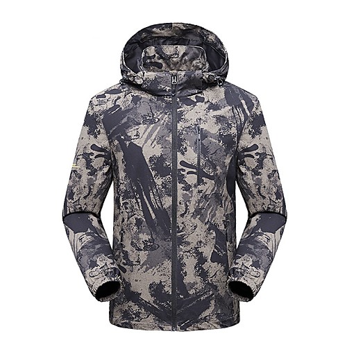 Men's Hiking Jacket Hiking Windbreaker Outdoor Camo Waterproof Lightweight Windproof Breathable Jacket Top Fishing Climbing Running Black Blue Green / Warm / Quick Dry
Men's Hiking Jacket Hiking Windbreaker Outdoor Camo Waterproof Lightweight Windproof Breathable Jacket Top Fishing Climbing Running Black Blue Green / Warm / Quick Dry