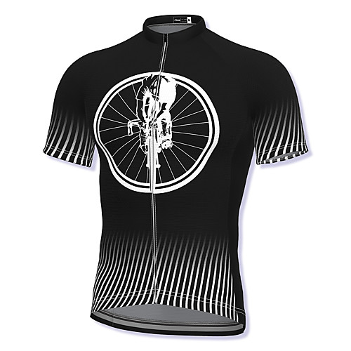 21Grams Men's Short Sleeve Cycling Jersey Spandex Black Bike Top Mountain Bike MTB Road Bike Cycling Breathable Quick Dry Sports Clothing Apparel / Athleisure
21Grams Men's Short Sleeve Cycling Jersey Spandex Black Bike Top Mountain Bike MTB Road Bike Cycling Breathable Quick Dry Sports Clothing Apparel / Athleisure