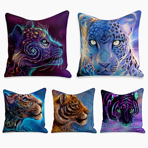 5 pcs Linen Pillow Cover, Animal Simple Casual Square Polyester Traditional Classic
5 pcs Linen Pillow Cover, Animal Simple Casual Square Polyester Traditional Classic