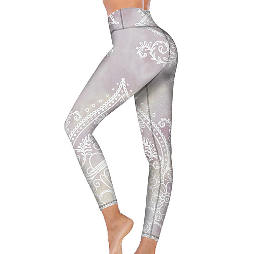 21Grams Women's High Waist Yoga Pants Cropped Leggings Tummy Control Butt Lift Breathable Light gray Fitness Gym Workout Running Winter Sports Activewear High Elasticity
21Grams Women's High Waist Yoga Pants Cropped Leggings Tummy Control Butt Lift Breathable Light gray Fitness Gym Workout Running Winter Sports Activewear High Elasticity