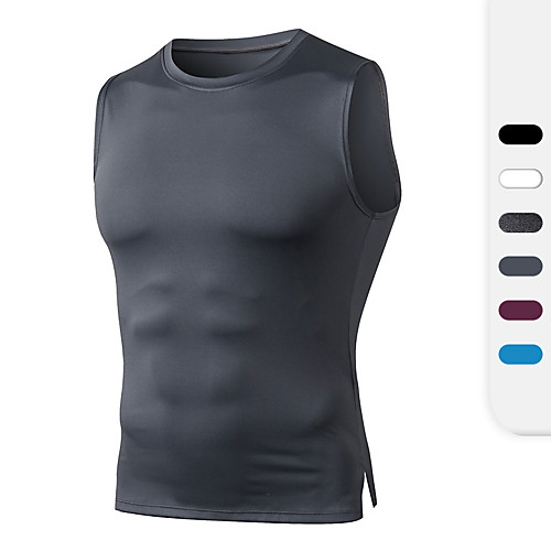 YUERLIAN Men's Sleeveless Running Tank Top Tee Tshirt Top Athletic Athleisure Summer Spandex Quick Dry Lightweight Breathable Fitness Gym Workout Running Jogging Training Sportswear Solid Colored
YUERLIAN Men's Sleeveless Running Tank Top Tee Tshirt Top Athletic Athleisure Summer Spandex Quick Dry Lightweight Breathable Fitness Gym Workout Running Jogging Training Sportswear Solid Colored