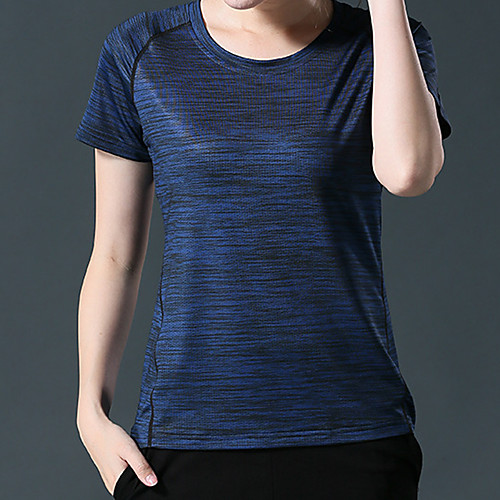 Women's T shirt Hiking Tee shirt Short Sleeve Crew Neck Tee Tshirt Top Outdoor Lightweight Breathable Quick Dry Soft Summer Polyester Stripes Red Blue Grey Fishing Climbing Running
Women's T shirt Hiking Tee shirt Short Sleeve Crew Neck Tee Tshirt Top Outdoor Lightweight Breathable Quick Dry Soft Summer Polyester Stripes Red Blue Grey Fishing Climbing Running