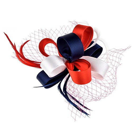 Vintage Style Classic Style Silk / Net Fascinators with Feather / Satin Flower 1 Piece Tea Party / Kentucky Derby Headpiece
Vintage Style Classic Style Silk / Net Fascinators with Feather / Satin Flower 1 Piece Tea Party / Kentucky Derby Headpiece