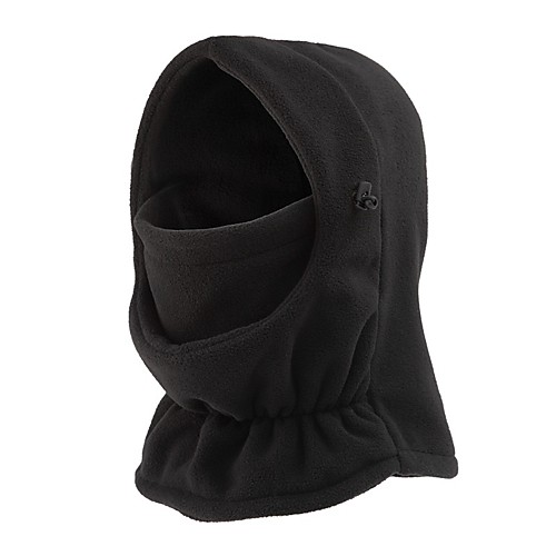 

Men's Face cover Hunting Hat Face Mask Fleece Lining Warm Stretchy Softness Solid Color Winter Terylene Hunting Fishing Camping / Hiking / Caving Outdoor Black