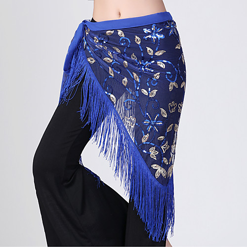 Belly Dance Belt Tassel Pattern / Print Ruching Women's Training Performance High Tulle Sequined Polyester
Belly Dance Belt Tassel Pattern / Print Ruching Women's Training Performance High Tulle Sequined Polyester
