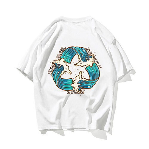 Men's T shirt Hot Stamping Cartoon Print Short Sleeve Daily Tops 100% Cotton Basic Casual White Black
Men's T shirt Hot Stamping Cartoon Print Short Sleeve Daily Tops 100% Cotton Basic Casual White Black