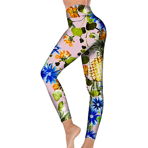 21Grams Women's High Waist Yoga Pants Cropped Leggings Tummy Control Butt Lift Breathable Pink Fitness Gym Workout Running Winter Sports Activewear High Elasticity
21Grams Women's High Waist Yoga Pants Cropped Leggings Tummy Control Butt Lift Breathable Pink Fitness Gym Workout Running Winter Sports Activewear High Elasticity