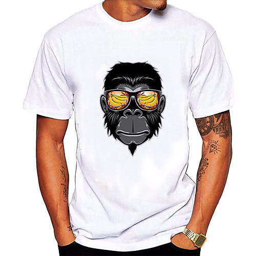 Men's Unisex T shirt Hot Stamping Animal Plus Size Print Short Sleeve Daily Tops 100% Cotton Basic Casual White
Men's Unisex T shirt Hot Stamping Animal Plus Size Print Short Sleeve Daily Tops 100% Cotton Basic Casual White