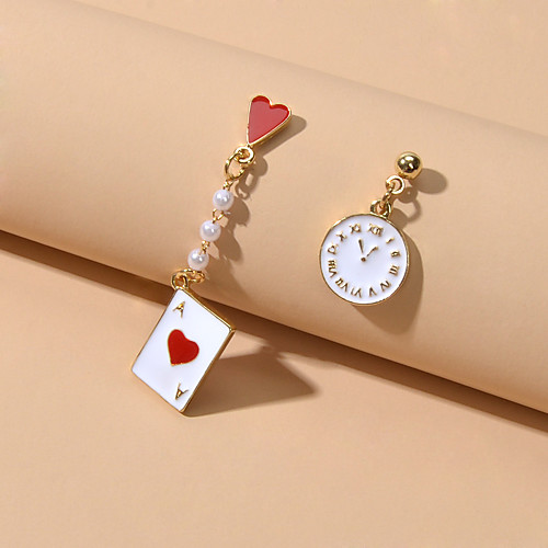 Women's Mismatch Earrings Geometrical Cute Earrings Jewelry White For Date Festival
Women's Mismatch Earrings Geometrical Cute Earrings Jewelry White For Date Festival