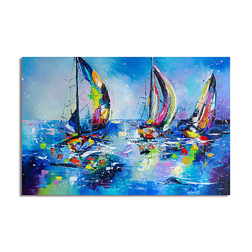 Oil Painting Hand Painted Horizontal Abstract Modern Rolled Canvas (No Frame)
Oil Painting Hand Painted Horizontal Abstract Modern Rolled Canvas (No Frame)