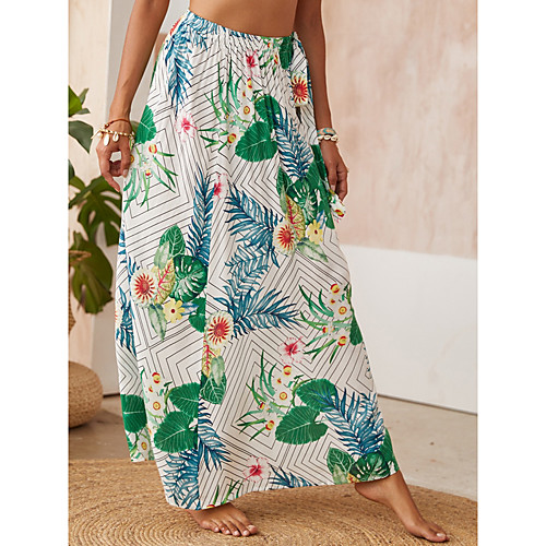 Women's Tankini Beach Bottom Swimsuit Chiffon Mesh Color Block Floral Green Swimwear T shirt Dress Off Shoulder Bathing Suits New Sexy / Rash Guard / Leaf
Women's Tankini Beach Bottom Swimsuit Chiffon Mesh Color Block Floral Green Swimwear T shirt Dress Off Shoulder Bathing Suits New Sexy / Rash Guard / Leaf