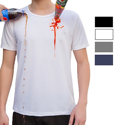 Men's T shirt Hiking Tee shirt Short Sleeve Crew Neck Tee Tshirt Top Outdoor Waterproof Lightweight Windproof Breathable Spring Summer Polyester Solid Color White Black Grey Fishing Climbing Beach
Men's T shirt Hiking Tee shirt Short Sleeve Crew Neck Tee Tshirt Top Outdoor Waterproof Lightweight Windproof Breathable Spring Summer Polyester Solid Color White Black Grey Fishing Climbing Beach