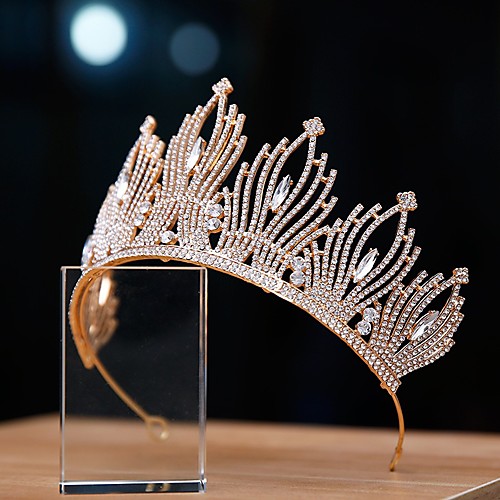 Luxury Princess Alloy Tiaras with Rhinestone 1 Piece Wedding / Special Occasion Headpiece
Luxury Princess Alloy Tiaras with Rhinestone 1 Piece Wedding / Special Occasion Headpiece