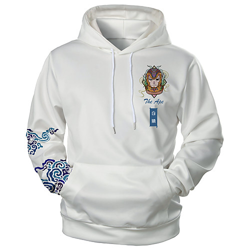 Men's Pullover Hoodie Sweatshirt 3D Animal Print Daily Holiday 3D Print 3D Print Hoodies Sweatshirts White Blue Brown
Men's Pullover Hoodie Sweatshirt 3D Animal Print Daily Holiday 3D Print 3D Print Hoodies Sweatshirts White Blue Brown