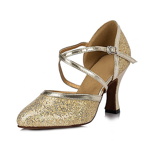 Women's Modern Shoes Ballroom Shoes Heel Tassel Thick Heel Gold Silver Cross Strap
Women's Modern Shoes Ballroom Shoes Heel Tassel Thick Heel Gold Silver Cross Strap