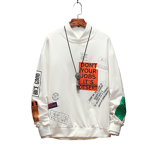 Men's Sweatshirt Pullover Color Block X Spandex Letter & Number Sport Athleisure Sweatshirt Top Long Sleeve Comfortable Everyday Use Casual Daily
Men's Sweatshirt Pullover Color Block X Spandex Letter & Number Sport Athleisure Sweatshirt Top Long Sleeve Comfortable Everyday Use Casual Daily