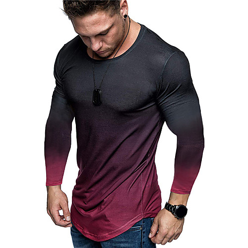 Men's Long Sleeve Running Shirt Tee Tshirt Base Layer Top Athletic Breathable Quick Dry Moisture Wicking Gym Workout Running Active Training Jogging Exercise Sportswear Color Gradient Normal Dark
Men's Long Sleeve Running Shirt Tee Tshirt Base Layer Top Athletic Breathable Quick Dry Moisture Wicking Gym Workout Running Active Training Jogging Exercise Sportswear Color Gradient Normal Dark