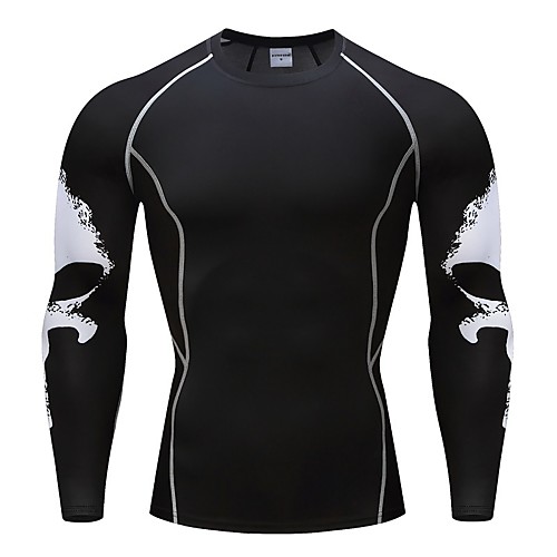 Men's Long Sleeve Compression Shirt Tee Tshirt Top Athletic Athleisure Winter Breathable Quick Dry Moisture Wicking Gym Workout Running Active Training Jogging Exercise Sportswear Skull Black
Men's Long Sleeve Compression Shirt Tee Tshirt Top Athletic Athleisure Winter Breathable Quick Dry Moisture Wicking Gym Workout Running Active Training Jogging Exercise Sportswear Skull Black