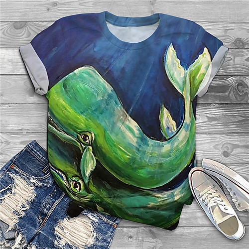 Women's Plus Size Print Graphic Animal T shirt Large Size Round Neck Short Sleeve Tops Big Size
Women's Plus Size Print Graphic Animal T shirt Large Size Round Neck Short Sleeve Tops Big Size
