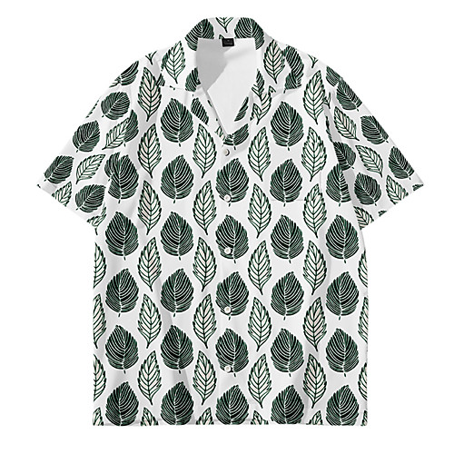 Men's Shirt 3D Print Plants Button-Down 3D Print Short Sleeve Daily Tops Casual Fashion Hawaiian Green Dark Green Brown
Men's Shirt 3D Print Plants Button-Down 3D Print Short Sleeve Daily Tops Casual Fashion Hawaiian Green Dark Green Brown