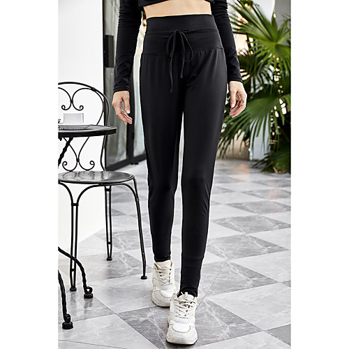 Women's Simple Casual / Sporty Comfort Casual Gym Skinny Pants Plain Full Length Drawstring Black
Women's Simple Casual / Sporty Comfort Casual Gym Skinny Pants Plain Full Length Drawstring Black