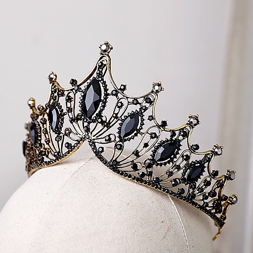 Retro Vintage Baroque Alloy Tiaras with Rhinestone 1 Piece Special Occasion / Party / Evening Headpiece 
Retro Vintage Baroque Alloy Tiaras with Rhinestone 1 Piece Special Occasion / Party / Evening Headpiece