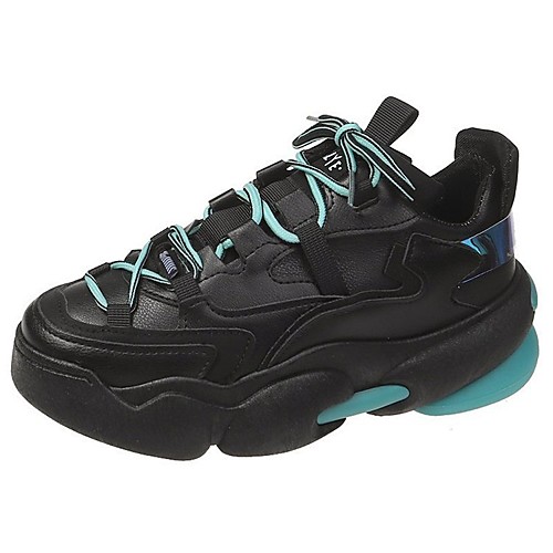 Women's Trainers Athletic Shoes Flat Heel Round Toe Sporty Casual Daily Walking Shoes PU Lace-up Color Block Black Beige
Women's Trainers Athletic Shoes Flat Heel Round Toe Sporty Casual Daily Walking Shoes PU Lace-up Color Block Black Beige
