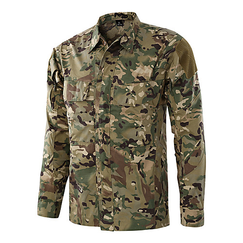 Men's Hunting Jacket Outdoor Waterproof Breathable Warm Wearproof Fall Spring Camo Cotton Black Army Green Camouflage
Men's Hunting Jacket Outdoor Waterproof Breathable Warm Wearproof Fall Spring Camo Cotton Black Army Green Camouflage