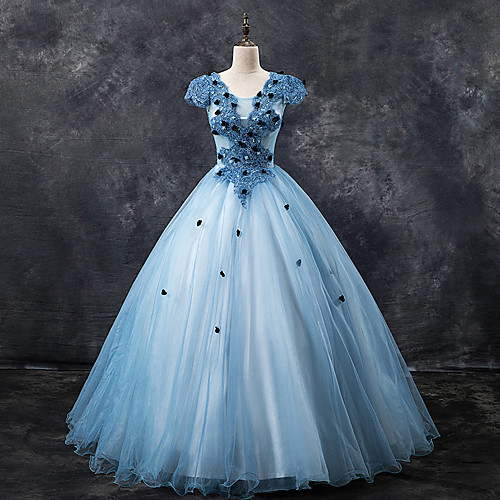 Ball Gown Color Block Floral Quinceanera Prom Dress Jewel Neck Short Sleeve Floor Length Tulle with Pleats Appliques 2021
Ball Gown Color Block Floral Quinceanera Prom Dress Jewel Neck Short Sleeve Floor Length Tulle with Pleats Appliques 2021