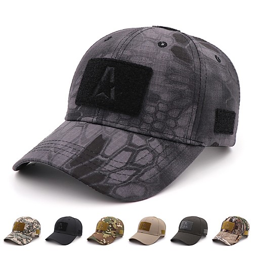 Men's Baseball Cap Sun Hat Fishing Hat Outdoor UV Sun Protection Windproof UPF50 Quick Dry Spring Summer Camouflage Color Jungle camouflage Black / Breathable
Men's Baseball Cap Sun Hat Fishing Hat Outdoor UV Sun Protection Windproof UPF50 Quick Dry Spring Summer Camouflage Color Jungle camouflage Black / Breathable