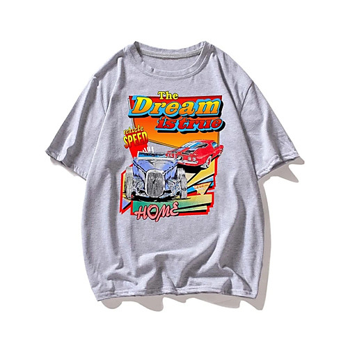 Men's Unisex T shirt Hot Stamping Car Plus Size Print Short Sleeve Casual Tops 100% Cotton Casual Fashion Black Gray
Men's Unisex T shirt Hot Stamping Car Plus Size Print Short Sleeve Casual Tops 100% Cotton Casual Fashion Black Gray