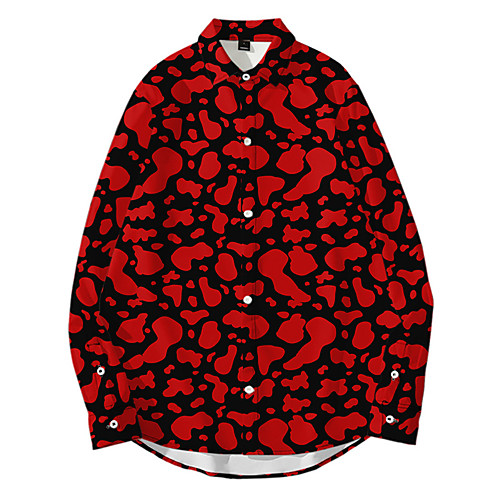 Men's Shirt 3D Print Color Block Button-Down 3D Print Long Sleeve Daily Tops Casual Fashion White Black Blue
Men's Shirt 3D Print Color Block Button-Down 3D Print Long Sleeve Daily Tops Casual Fashion White Black Blue