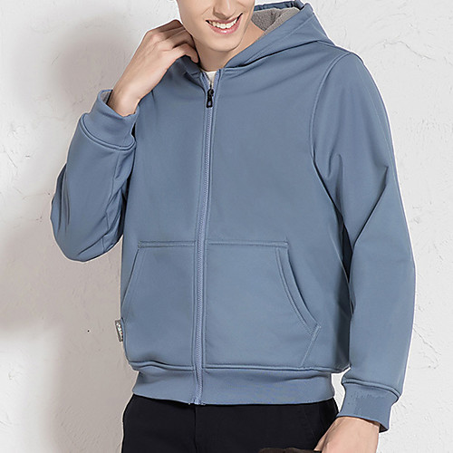 Men's Hiking Softshell Jacket Hiking Fleece Jacket Winter Outdoor Solid Color Waterproof Lightweight Fleece Lining Quick Dry Jacket Top Full Length Visible Zipper Fishing Climbing Running Black
Men's Hiking Softshell Jacket Hiking Fleece Jacket Winter Outdoor Solid Color Waterproof Lightweight Fleece Lining Quick Dry Jacket Top Full Length Visible Zipper Fishing Climbing Running Black