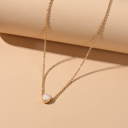 Women's Pendant Necklace Heart Sweet Alloy Gold 35 cm Necklace Jewelry For Gift Festival
Women's Pendant Necklace Heart Sweet Alloy Gold 35 cm Necklace Jewelry For Gift Festival