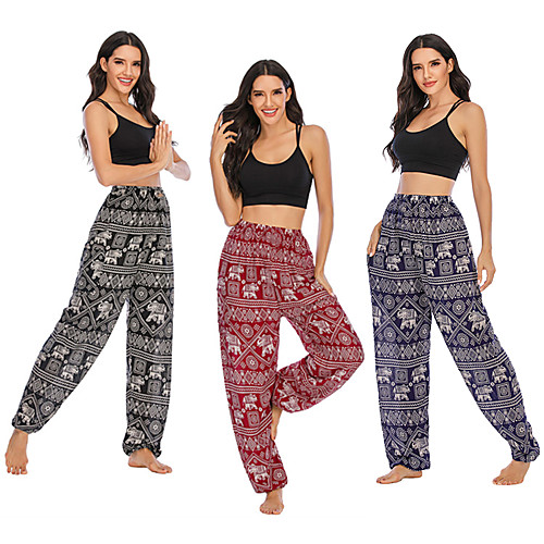 Women's High Waist Yoga Pants Side Pockets Drawstring Bloomers Bottoms Breathable Quick Dry Black Red Dark Blue Yoga Fitness Gym Workout Sports Activewear Stretchy Loose
Women's High Waist Yoga Pants Side Pockets Drawstring Bloomers Bottoms Breathable Quick Dry Black Red Dark Blue Yoga Fitness Gym Workout Sports Activewear Stretchy Loose