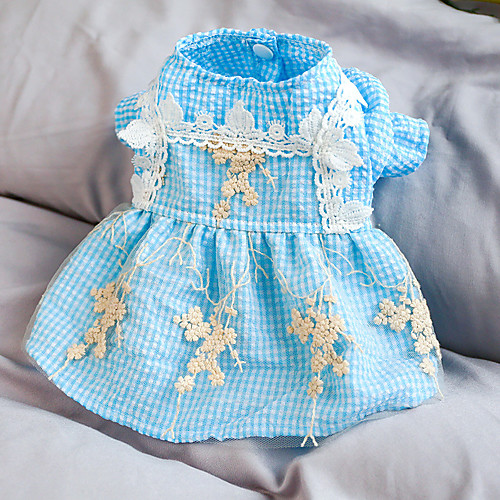 Dog Cat Dress Lace Elegant Adorable Cute Dailywear Casual / Daily Dog Clothes Puppy Clothes Dog Outfits Breathable Blue Costume for Girl and Boy Dog Polyester XS S M L XL
Dog Cat Dress Lace Elegant Adorable Cute Dailywear Casual / Daily Dog Clothes Puppy Clothes Dog Outfits Breathable Blue Costume for Girl and Boy Dog Polyester XS S M L XL