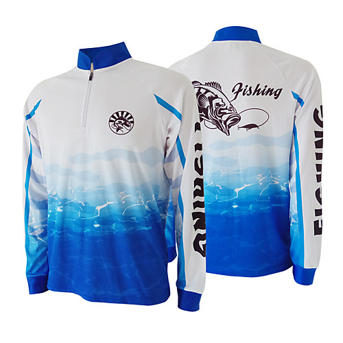 Men's Fishing Jacket Skin Coat Lightweight Breathable Quick Dry Jacket Camping & Hiking Cycling / Bike Fishing / Ice Silk / Long Sleeve / Stretchy
Men's Fishing Jacket Skin Coat Lightweight Breathable Quick Dry Jacket Camping & Hiking Cycling / Bike Fishing / Ice Silk / Long Sleeve / Stretchy