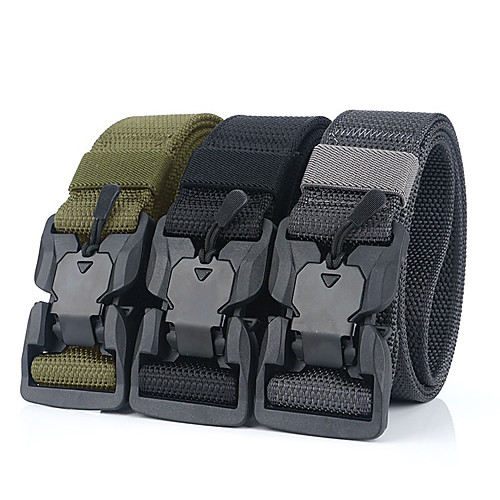 Men's Military Tactical Belt Breathable Wearable Protective for Solid Colored Camo Nylon Fall Spring Summer
Men's Military Tactical Belt Breathable Wearable Protective for Solid Colored Camo Nylon Fall Spring Summer
