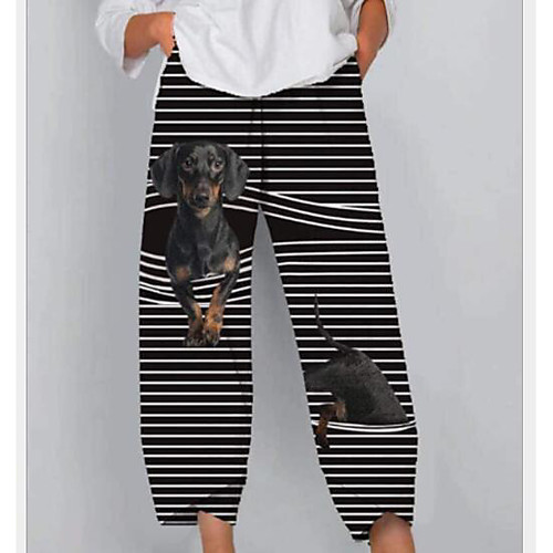 Women's Plus Size Pocket Print Graphic Animal Dog Sweatpants Ankle-Length Wide Leg Black
Women's Plus Size Pocket Print Graphic Animal Dog Sweatpants Ankle-Length Wide Leg Black