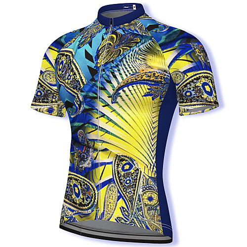 21Grams Men's Short Sleeve Cycling Jersey Spandex Yellow Bike Top Mountain Bike MTB Road Bike Cycling Breathable Quick Dry Sports Clothing Apparel / Athleisure
21Grams Men's Short Sleeve Cycling Jersey Spandex Yellow Bike Top Mountain Bike MTB Road Bike Cycling Breathable Quick Dry Sports Clothing Apparel / Athleisure