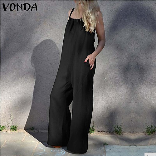 2019 aliexpress hot summer new style sleeveless backless casual loose wide-leg pants jumpsuit factory direct sales
2019 aliexpress hot summer new style sleeveless backless casual loose wide-leg pants jumpsuit factory direct sales