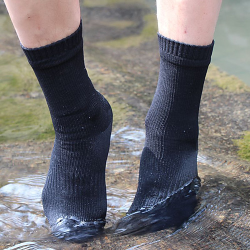 Men's Hiking Socks 1 Pair Winter Outdoor Waterproof Breathable Warm Stretchy Socks Solid Color Chinlon Black for Fishing Climbing Camping / Hiking / Caving
Men's Hiking Socks 1 Pair Winter Outdoor Waterproof Breathable Warm Stretchy Socks Solid Color Chinlon Black for Fishing Climbing Camping / Hiking / Caving