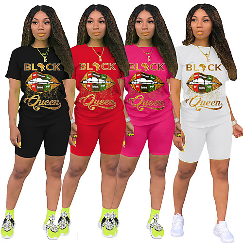 Women's 2 Piece Tracksuit Jogging Suit Casual Athleisure Short Sleeve 2pcs Lightweight Breathable Soft Fitness Running Jogging Track and Field Exercise Sportswear Normal Clothing Suit White Black Red
Women's 2 Piece Tracksuit Jogging Suit Casual Athleisure Short Sleeve 2pcs Lightweight Breathable Soft Fitness Running Jogging Track and Field Exercise Sportswear Normal Clothing Suit White Black Red