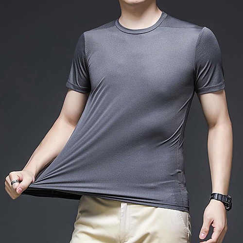 Men's T shirt Hiking Tee shirt Short Sleeve Tee Tshirt Top Outdoor Lightweight Breathable Quick Dry Stretchy Autumn / Fall Spring Polyester White Black Grey Fishing Climbing Camping / Hiking / Caving
Men's T shirt Hiking Tee shirt Short Sleeve Tee Tshirt Top Outdoor Lightweight Breathable Quick Dry Stretchy Autumn / Fall Spring Polyester White Black Grey Fishing Climbing Camping / Hiking / Caving