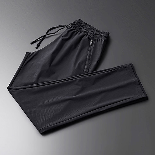 Men's Jogger Pants Pants Pure Color Drawstring Pocket Nylon Solid Color Sport Athleisure Pants / Trousers Pants Bottoms Breathable Quick Dry Comfortable Running Everyday Use Street Casual Daily
Men's Jogger Pants Pants Pure Color Drawstring Pocket Nylon Solid Color Sport Athleisure Pants / Trousers Pants Bottoms Breathable Quick Dry Comfortable Running Everyday Use Street Casual Daily