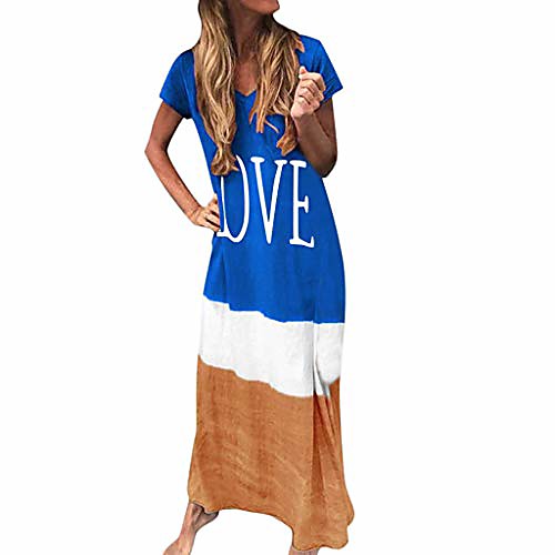Women's T Shirt Dress Tee Dress Maxi long Dress Black Blue Red Yellow Green Gray Short Sleeve Pattern Spring & Summer Classic 2021 S M L XL XXL XXXL 4XL 5XL
Women's T Shirt Dress Tee Dress Maxi long Dress Black Blue Red Yellow Green Gray Short Sleeve Pattern Spring & Summer Classic 2021 S M L XL XXL XXXL 4XL 5XL